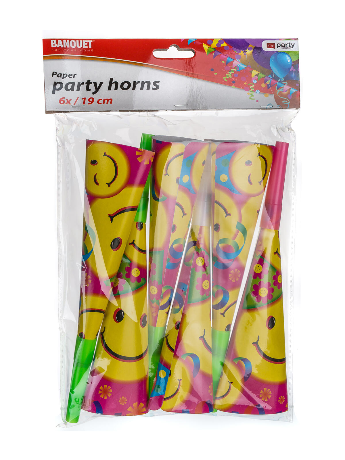 trubka 19cm papír (6ks) MY PARTY 0.04 Kg MTA MAXMIX Sklad14 287980 8591022354049