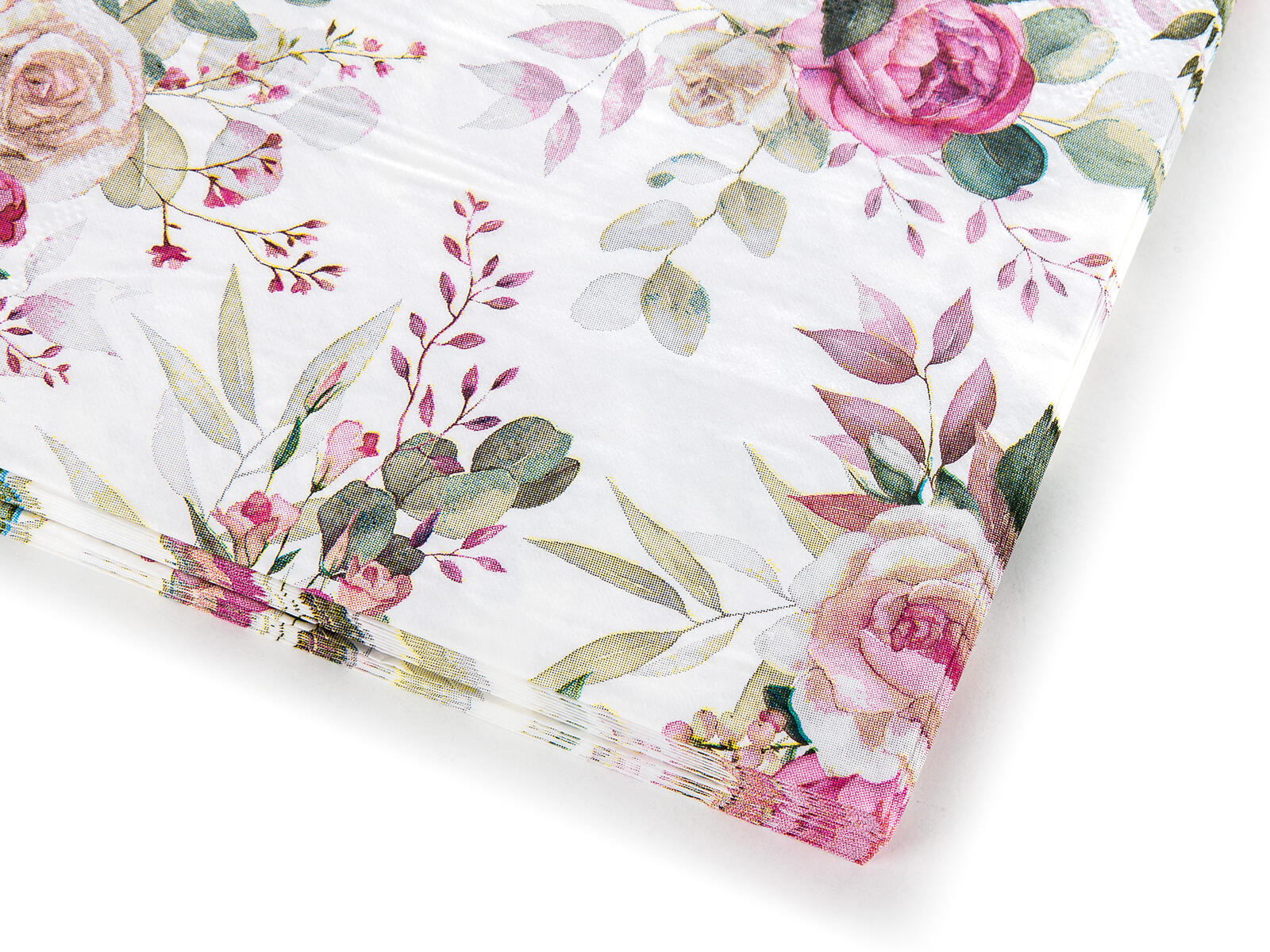 ubrousky 33x33cm PINK ROSE 3vrstvé (20ks) 0.11 Kg MTA MAXMIX Sklad14 287986