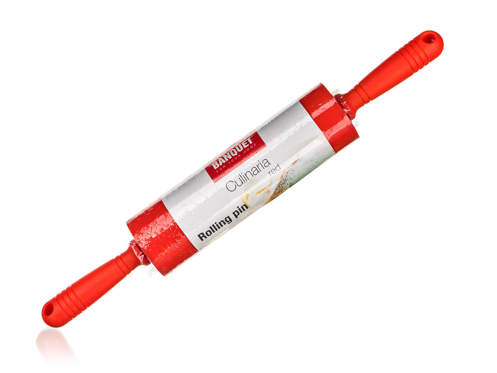 váleček na těsto obouruč.46,5x6,5cm PH/silikon CULINARIA Red 0.4 Kg MTA MAXMIX Sklad14 287998