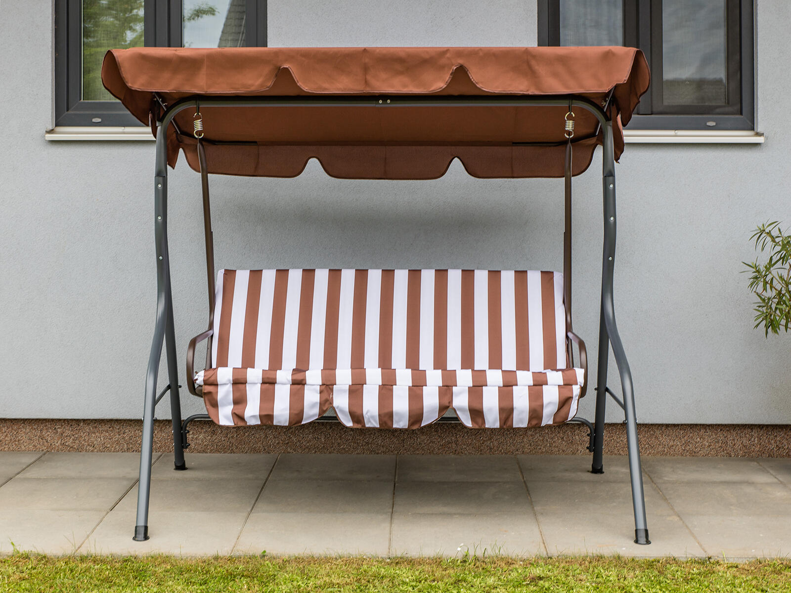 houpačka zahradní PANAMA 170x110x153cm HN/BÍ