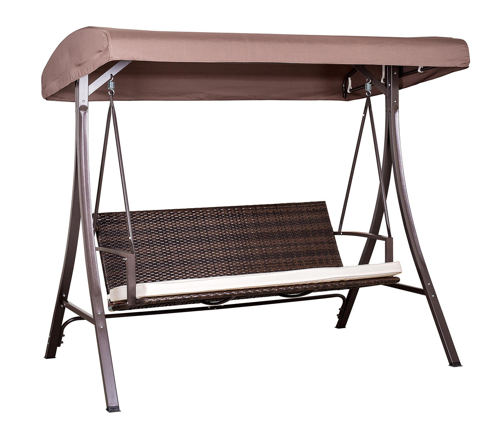 houpačka zahradní CAPRI 193x117x173cm ratanová 33 Kg MTA MAXMIX Sklad14 767029