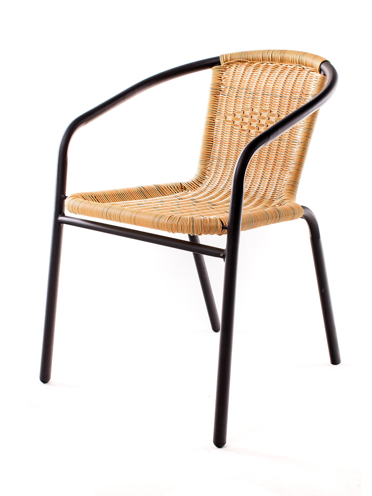 židle zahradní 53x52,5x73cm ratan PE BÉŽ/ocel ČER 0 Kg MTA MAXMIX Sklad14 767049