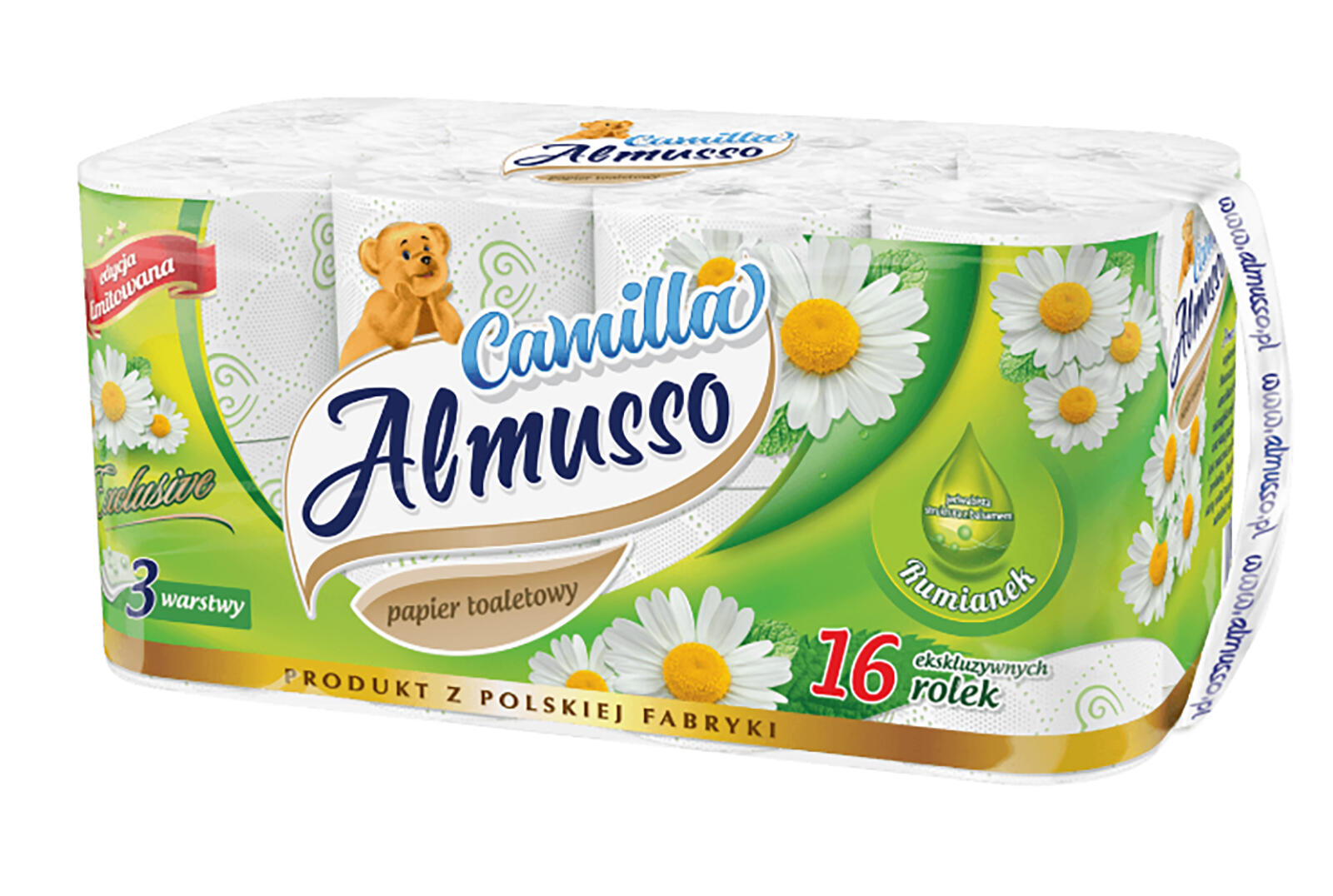 papír toaletní CAMILLA 3vrstvý BÍ (16ks) 1.03 Kg MTA MAXMIX Sklad14 329405 5907678200488