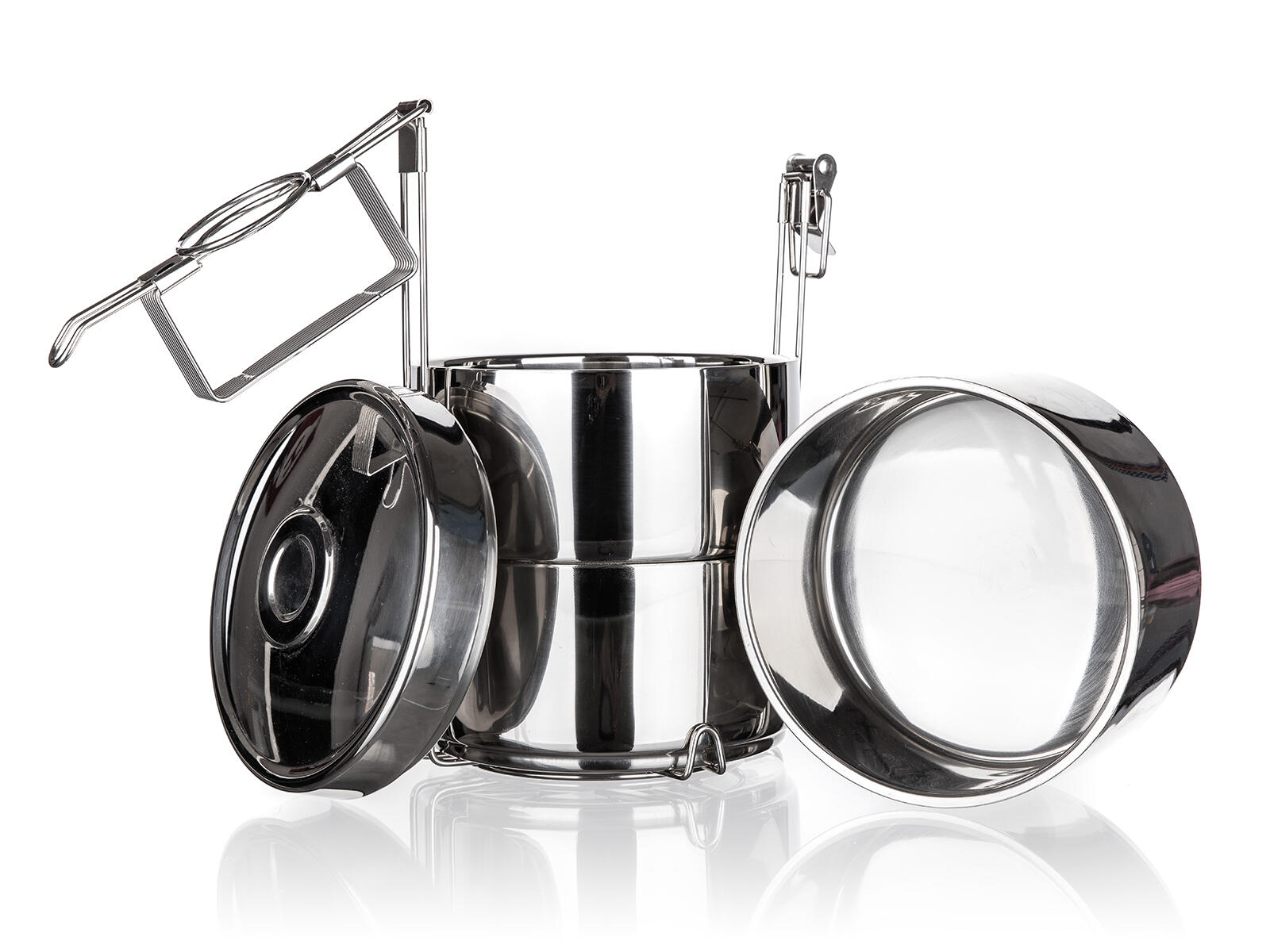 jídlonosič 14cm 3díl.nerez dvoustěnný AKCENT 0.99 Kg MTA MAXMIX Sklad14 326085