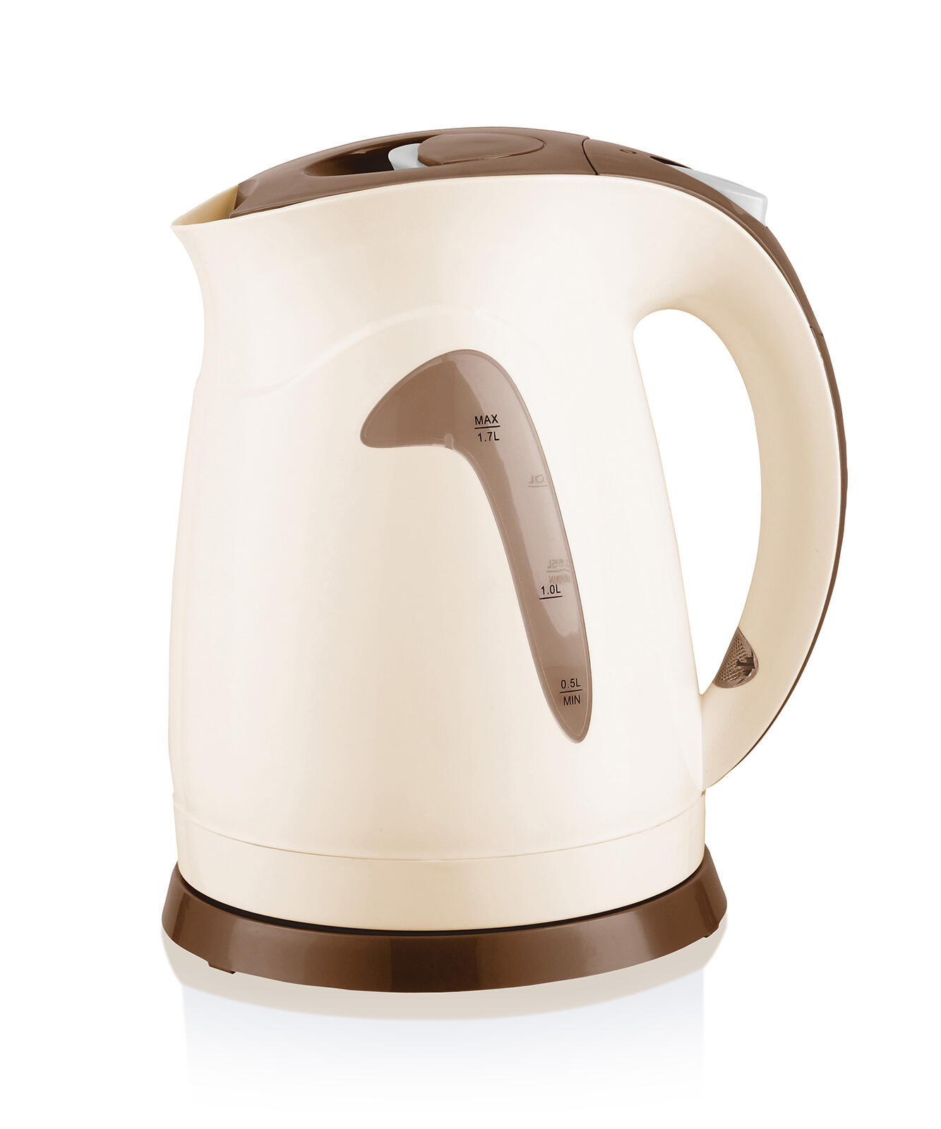 konvice rychlovarná CARLET 1,7l BÉŽ/HN 1850-2200W 0.86 Kg MTA MAXMIX Sklad14 326088