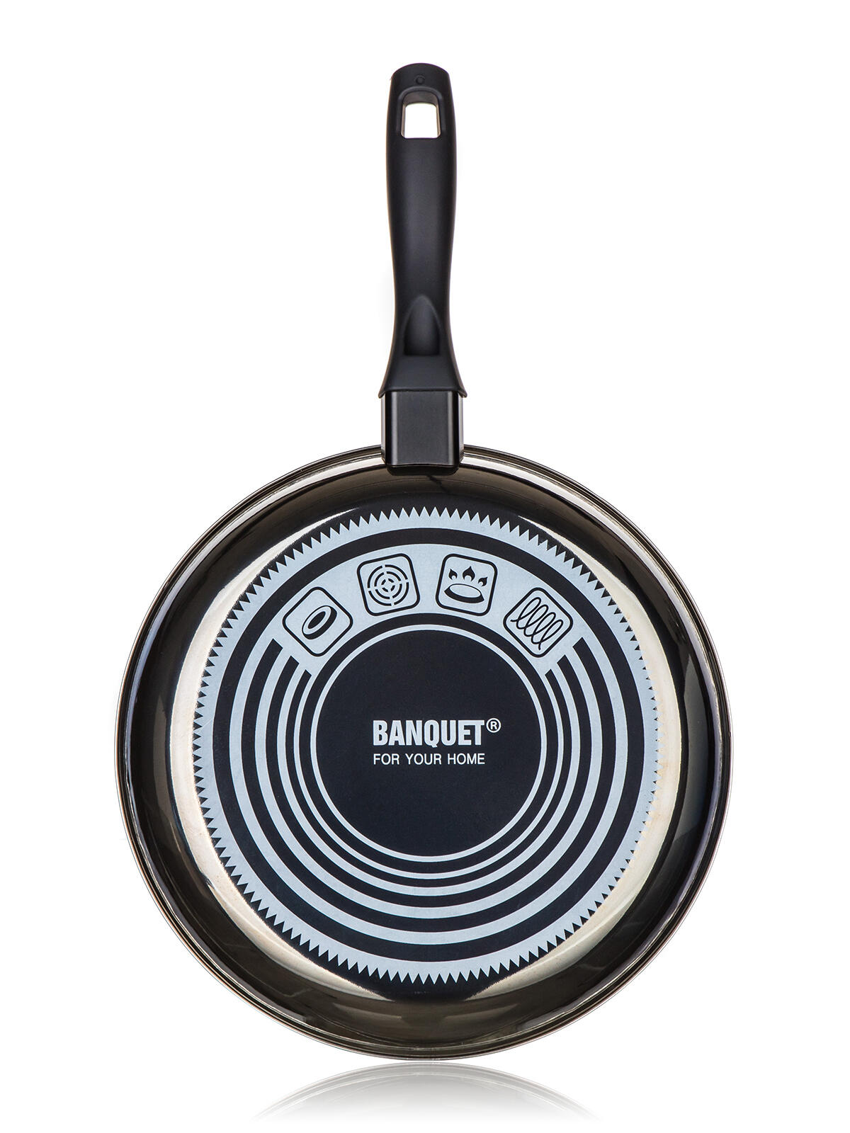 pánev 28cm nepřiln.povrch METALLIC BLACK