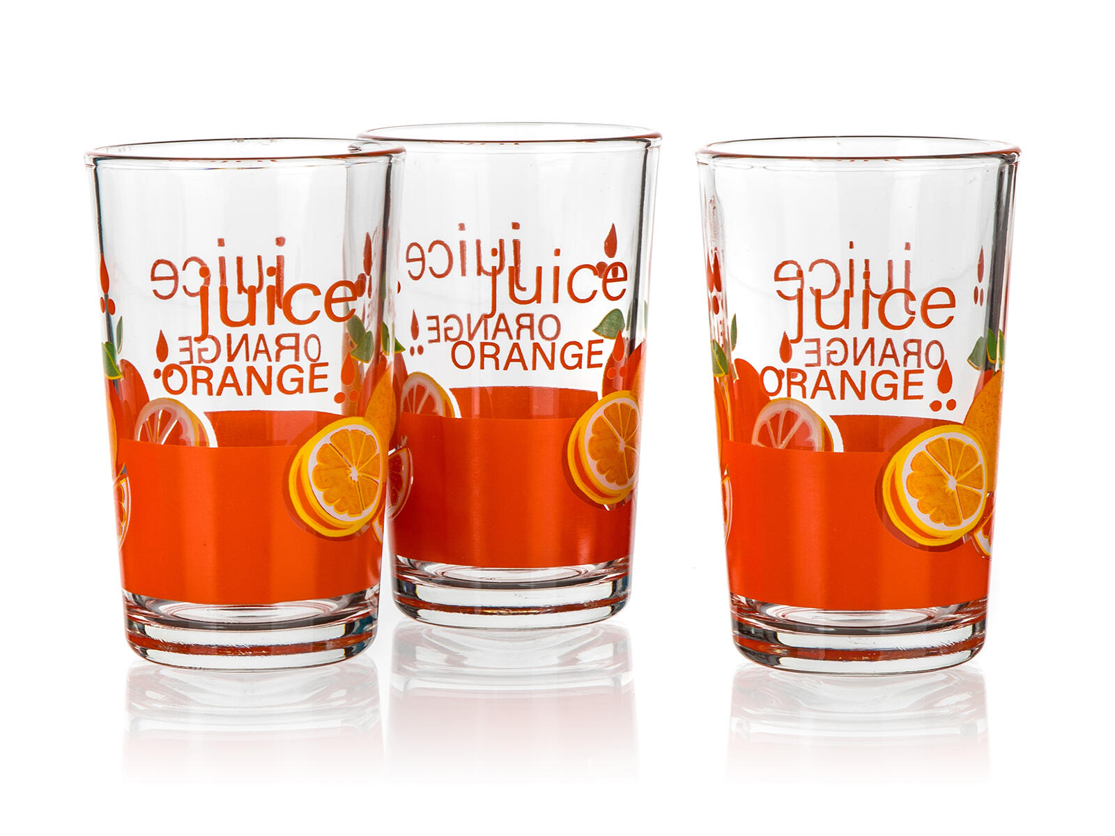 sklenice 250ml s potiskem VALUE ORANGE (6ks)
