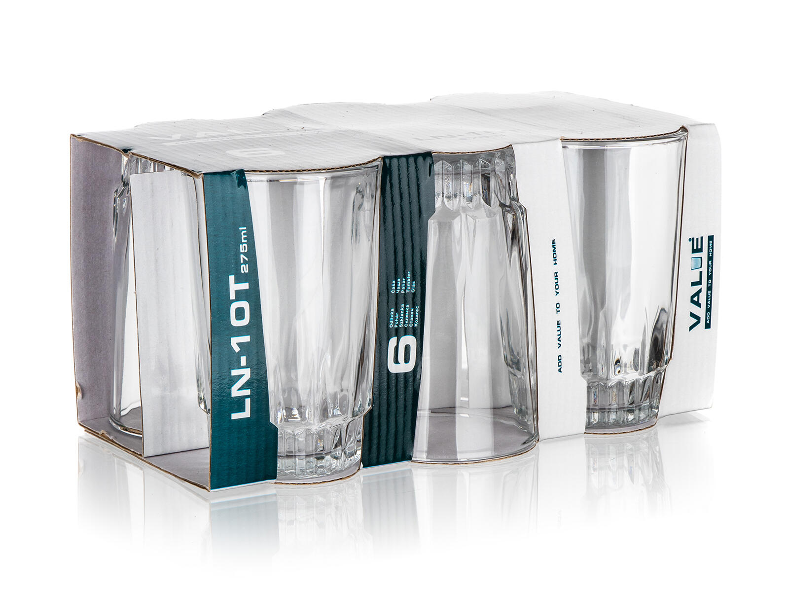 sklenice 275ml VALUE (6ks)