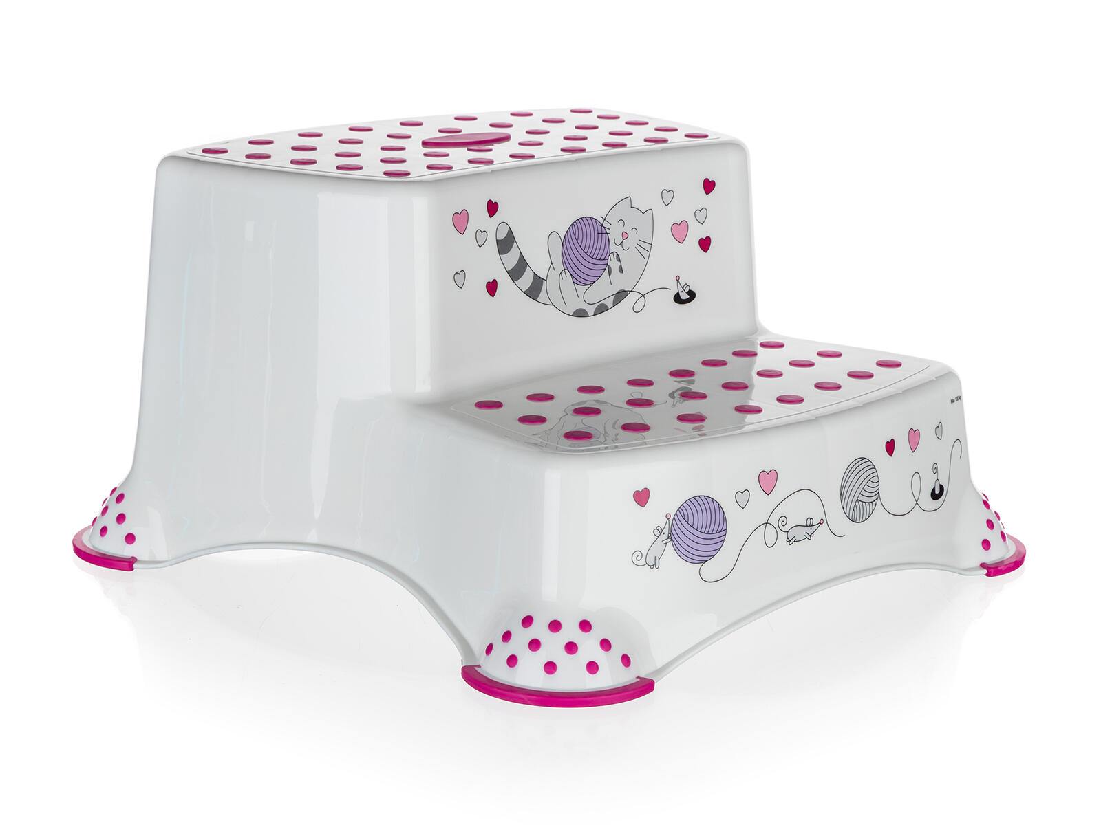 stolička CAT, dva schůky, 40x37x21cm protiskluzová PH BÍ 0.75 Kg MTA MAXMIX Sklad14 326087