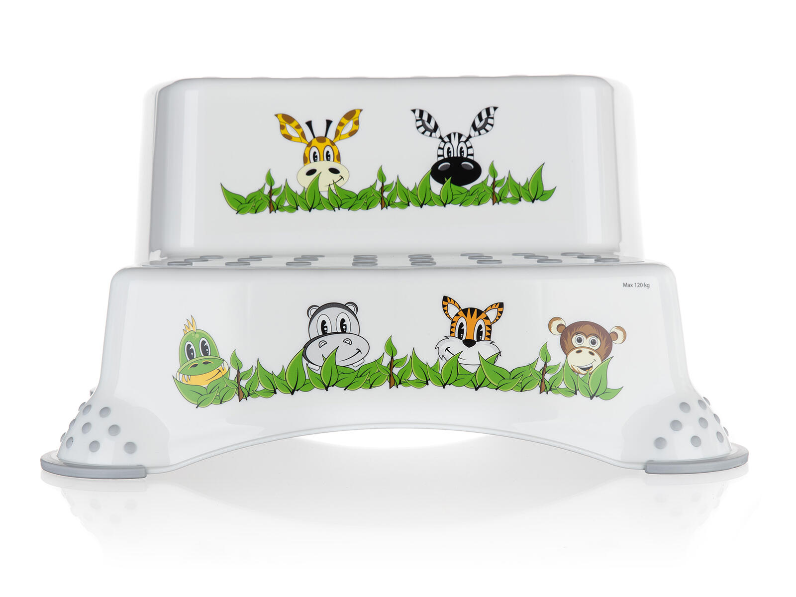 stolička JUNGLE, dva schůdky, 40x37x21cm protiskluzová PH BÍ 0.75 Kg MTA MAXMIX Sklad14 326089