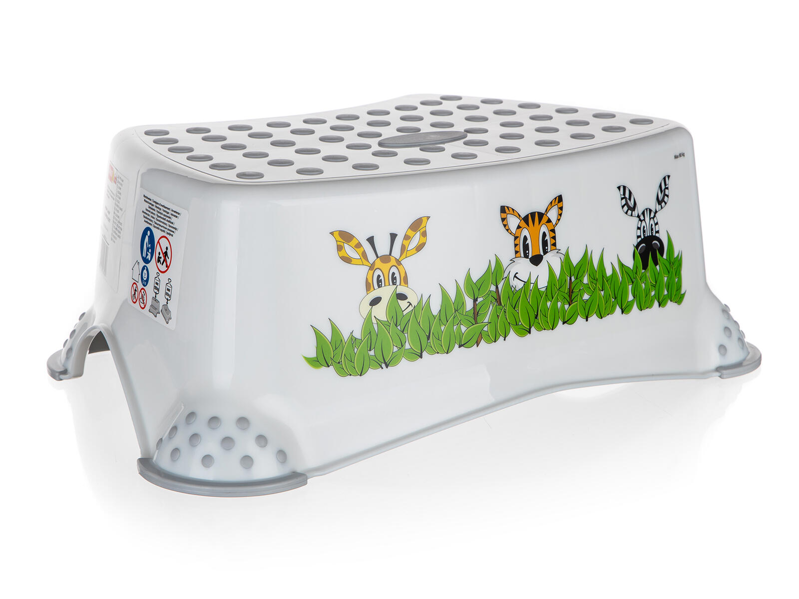 stolička JUNGLE 40,5x28,5cm protiskluzová PH BÍ 0.52 Kg MTA MAXMIX Sklad14 326091