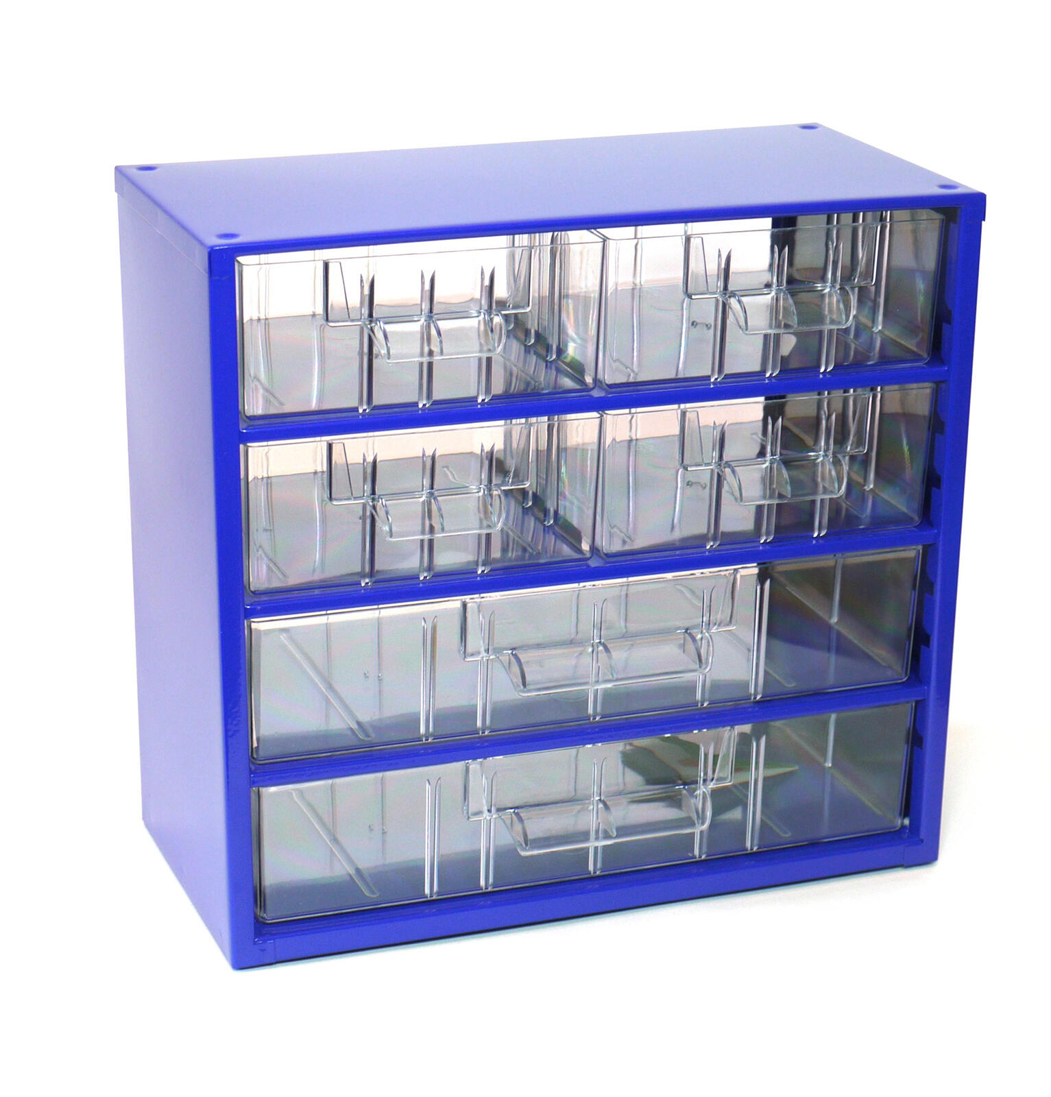 skříňka 2 velikosti 4 stř.,2 vel.zásuvky 30,5x28x15,5cm kov.MO 1.8 Kg MTA MAXMIX Sklad14 478062