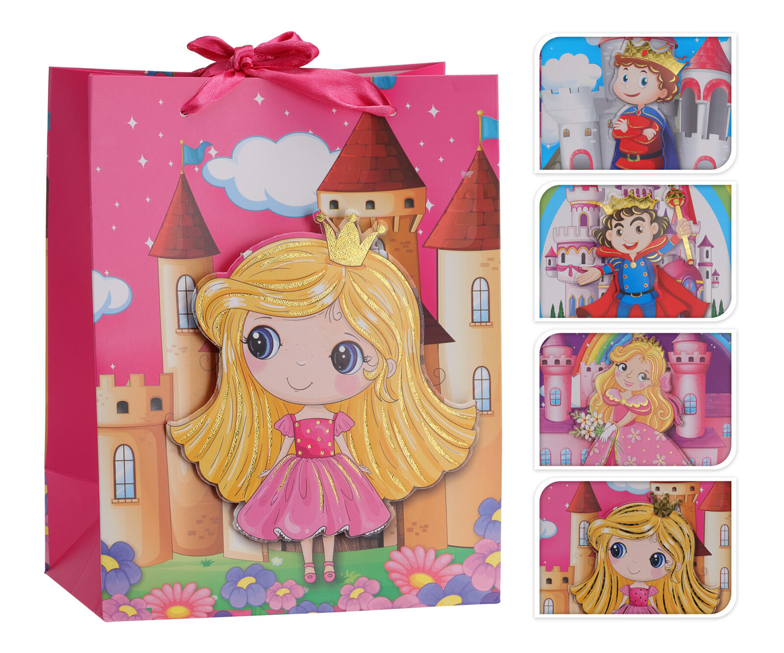 taška dárková 23x18x10cm 3D DĚTSKÁ mix dekorů 0.05 Kg MTA MAXMIX Sklad14 387394