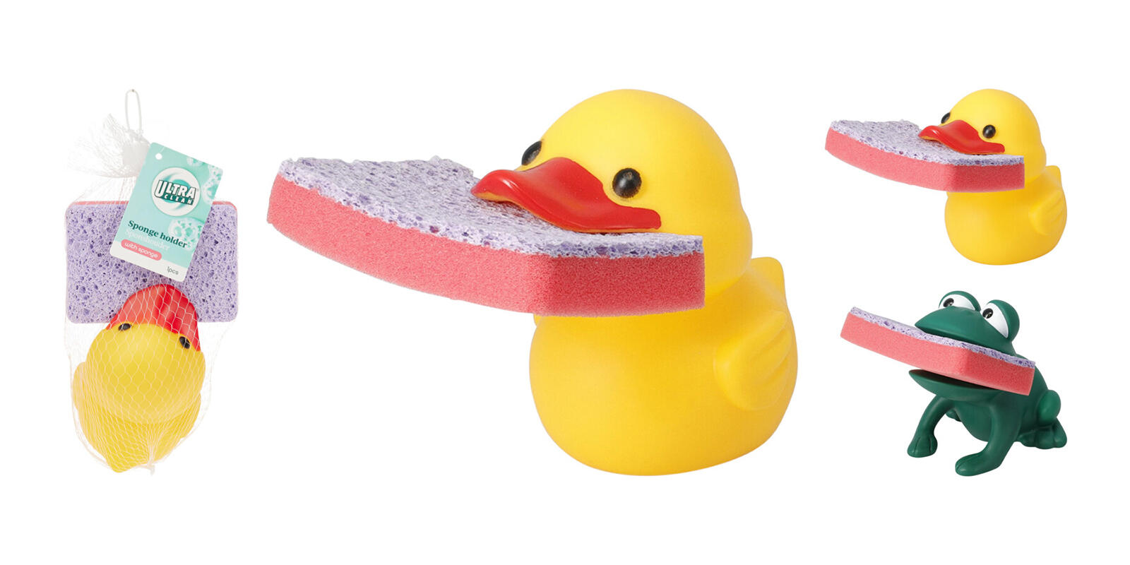 držák s houbičkou KACHNA, ŽÁBA PVC/PU mix 0.06 Kg MTA MAXMIX Sklad14 387402