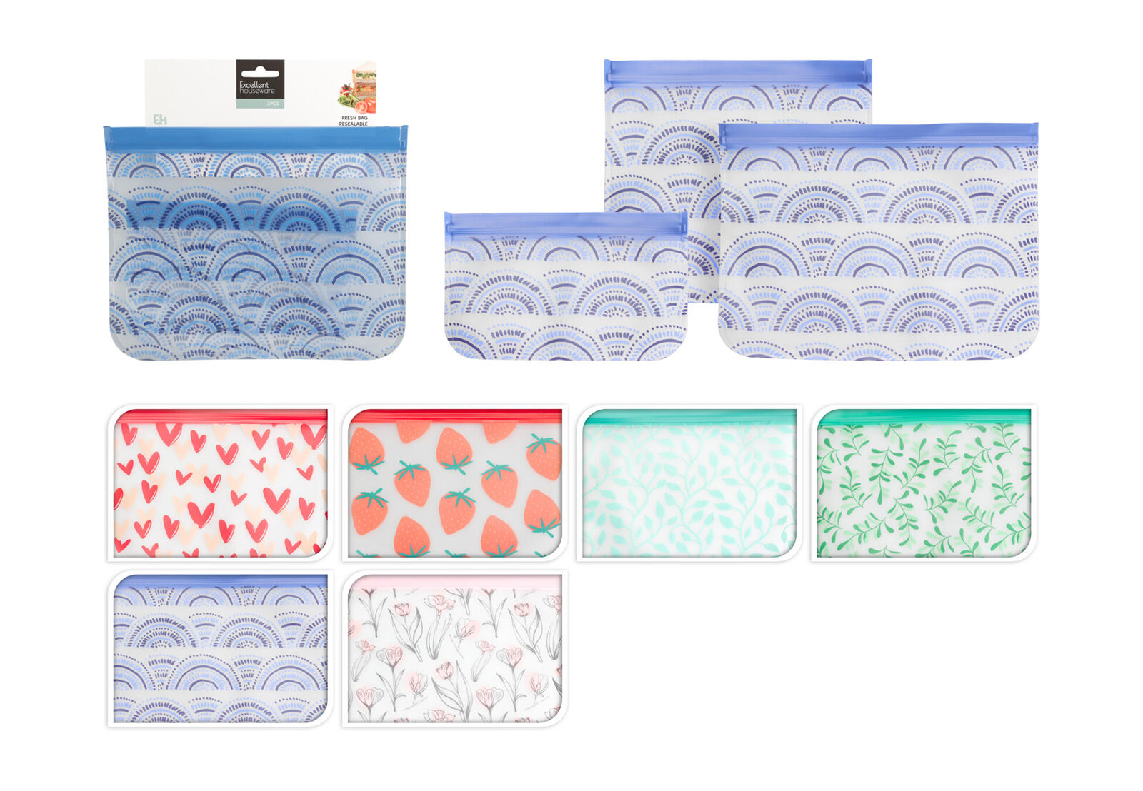 sáček se zipem UNI sada 3díl. mix dekorů 0.07 Kg MTA MAXMIX Sklad14 387404